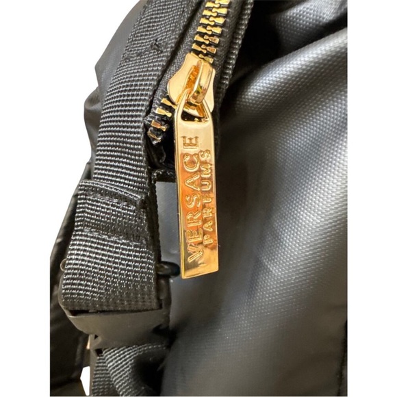 New!Versace Black Backpack with Gold Greek Key Straps 🖤🤎 - Picture 6 of 12